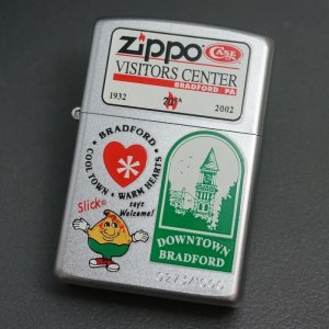 画像: zippo VISITORS CENTER 1000個限定 2002年製造