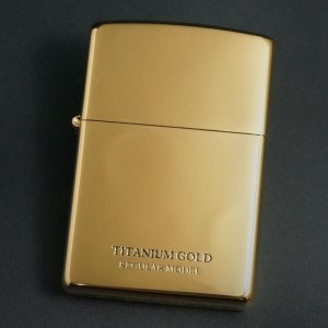 画像: zippo UNMiX 200 ゴールドチタンコーティング 20-GOTT