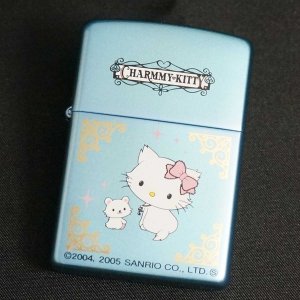 画像: zippo CHARMMY KITTY ブルー サンプル品　000