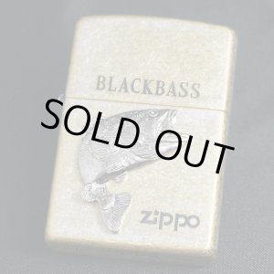 画像: zippo フィッシュ ブラス ブラックバス 1997年製造