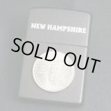 画像: zippo 50州25セントコイン NEWHAMPSHIRE（ニューハンプシャー州）黒マット