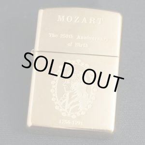 画像: zippo MOZART（モーツァルト）生誕250周年記念 ブラス 2006年製造