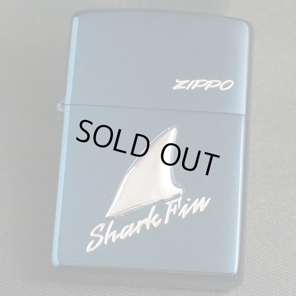 画像1: zippo Shark Fin ブルーチタン 1998年製造