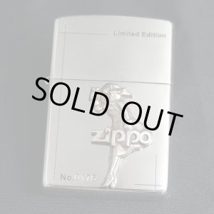 画像: zippo WINDY メタル貼付け 2000年製造