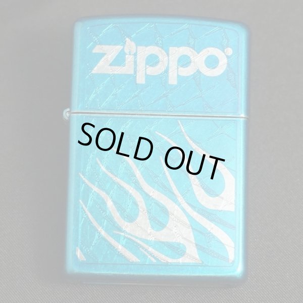 画像1: zippo ブルー ZIPPOロゴ 2012年製造