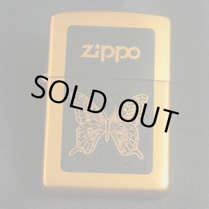 画像: zippo バタフライ ブラウン 1998年製造