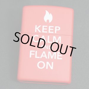 画像: zippo KEEP CALM AND FLAME 28671