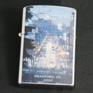 画像: zippo BRADFORD 夜景 2004年製造