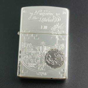 画像: zippo ルパン三世 メタルジャケット 不二子 メッキ劣化