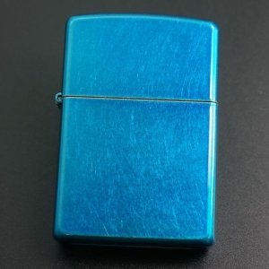 画像: zippo バレル加工 コバルトブルー