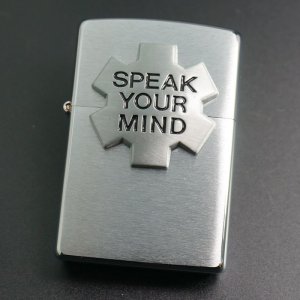 画像: zippo Marlboro 「SPEAK YOUR MIND」2004年製造