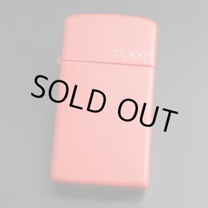 画像: zippo マットカラー 赤（レッド） RED Matte スリム 1633ZL