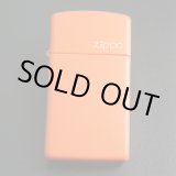 画像: zippo マットカラー オレンジ Orange Matte スリム 1631ZL