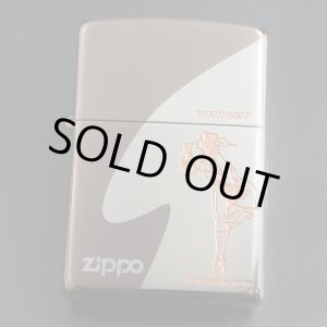 画像: zippo WINDY 三面デザイン レッド 2003年製造