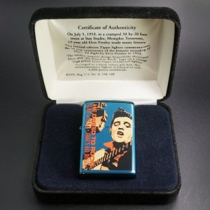 画像: zippo Elvis Presley FIRST RECORDING 50TH ANNIVERSARY  2004年製造