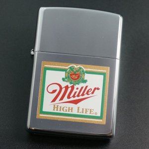 画像: zippo miller（ミラービール）HIGH LIFE 1992年製造
