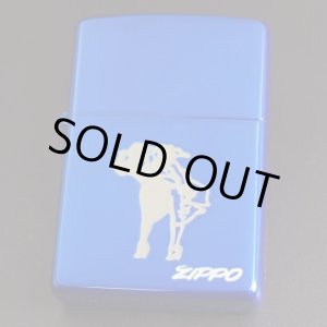 画像: zippo WINDY シルエット ブルーイオン 1999年製造