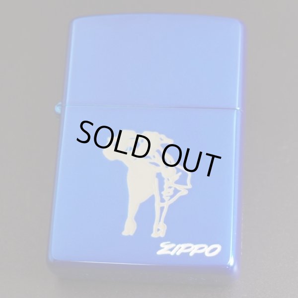 画像1: zippo WINDY シルエット ブルーイオン 1999年製造