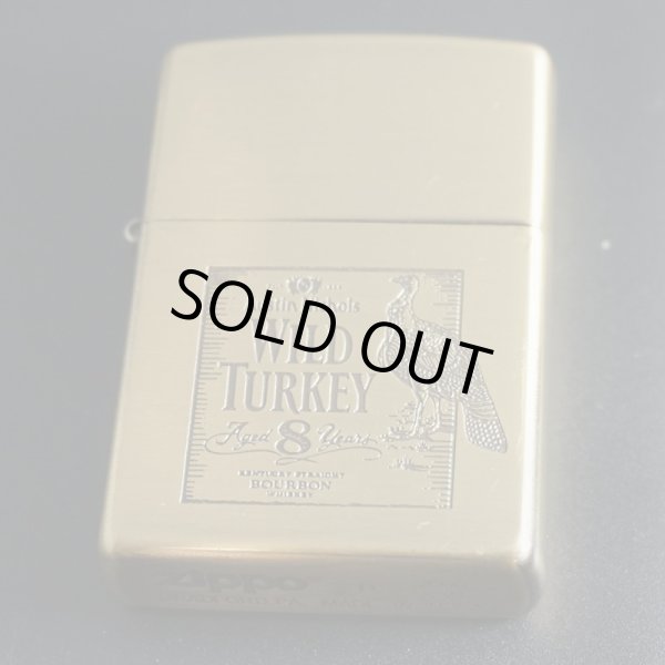 画像1: zippo WILD TURKEY ブラスいぶし 2000年製造