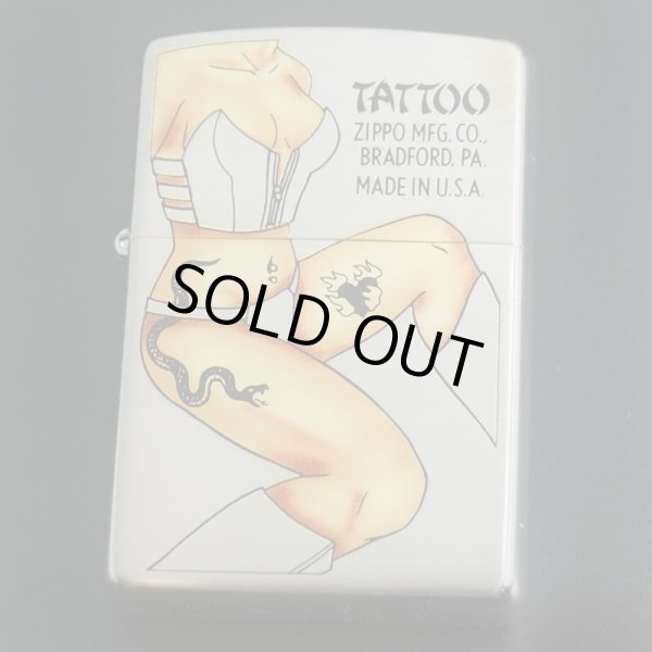 画像1: zippo SEXY TATTOO SUNBURN B 2002年製造