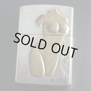 画像: zippo SEXY メタル SG加工 1998年製造 メッキ劣化