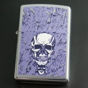 画像: zippo スカル プリント ＃250 