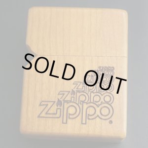 画像: zippo 木巻き ロゴ 1990年代製造