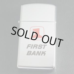 画像: zippo 企業柄 FIRST BANK スリム #1610 1962年製造