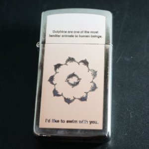 画像: zippo ドルフィン ピンク スリム 1999年製造