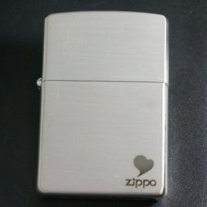 画像: zippo ハート シルバーサテーナ 1999年製造