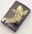 画像1: zippo 貝張り　鯉　2018年製造