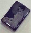 画像1: zippo レザ-彫り　女子　2003年製造