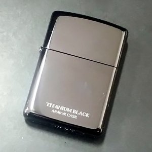 画像: zippo ARMOR ブラックチタンコーティング 16-BKTT 2019年製造 新品未使用