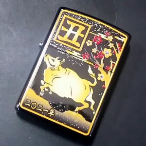 画像: zippo 丑年 2TIBK-OX 2020年製造 新品未使用