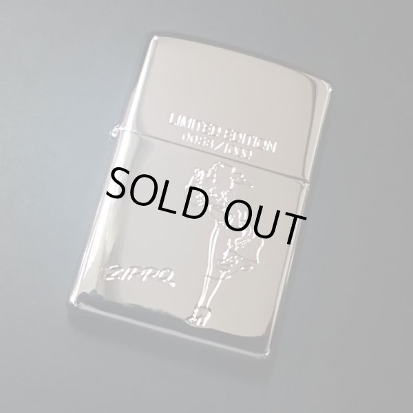 画像1: zippo WINDY シルバープレート 限定品 0058/1000 2004年製造 新品未使用