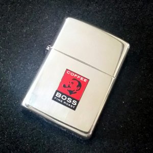 画像: zippo スターリングシルバー BOSS 2002年製造 新品未使用