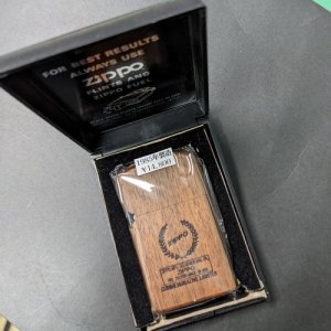 画像: zippo1985年スリムウッド新品未使用 