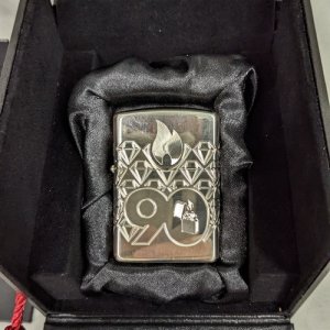 画像: 希少品ZIPPO☆90周年世界限定900個スターリングシルバー・Ｔシャツ付き