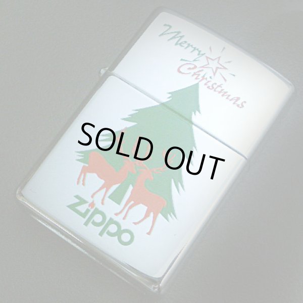 画像1: zippo X'mas #250 プリント トナカイ 2000年製造