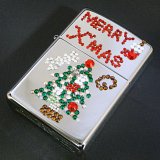 画像: zippo 「zippo-LAND G.」オリジナル 2008年 X'mas スワロフスキーツリー 手作り