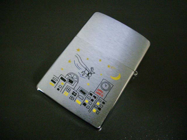 画像:  zippo 「zippo-LAND G.」オリジナル X'mas Wフェイス 50個限定 2003年製造 