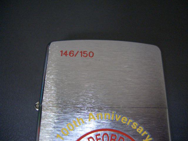 画像: zippo BRADFORD 消防署 100周年記念 2003年製造