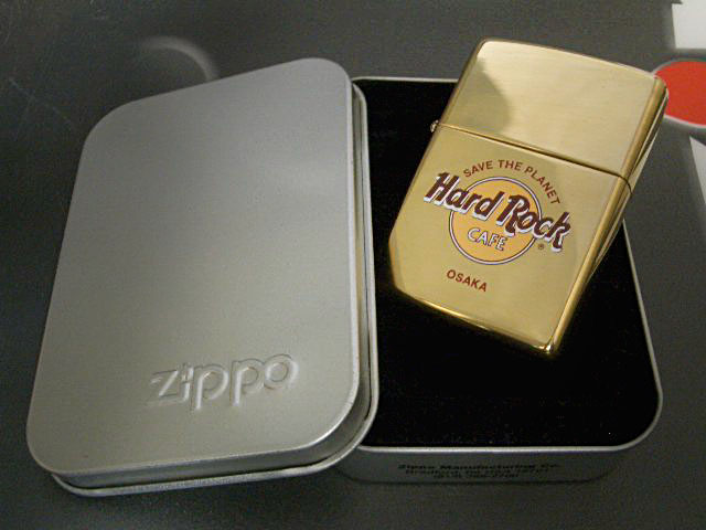画像: zippo Hard Rock CAFE Osaka 1998年製造
