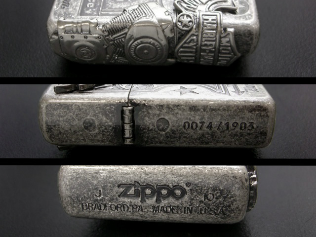 画像: zippo HARLEY-DAVIDSON 2011 NEW MODEL 1903個限定 HDP-28