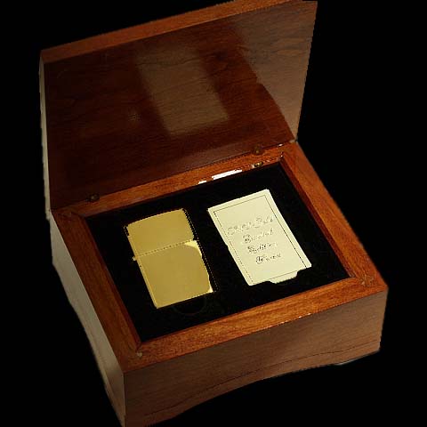 zippo #195 18K GOLD - zippo-LAND G.