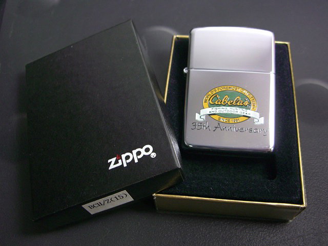 画像: zippo Cabela's 35th Anniversary 1996年製造 #250