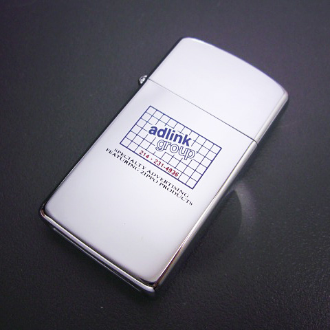 画像1: zippo adlink group  スリム 1990年製造 