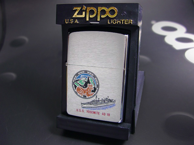 画像: zippo U.S.S.YOSEMITE AD 19 MINT 1996年製造