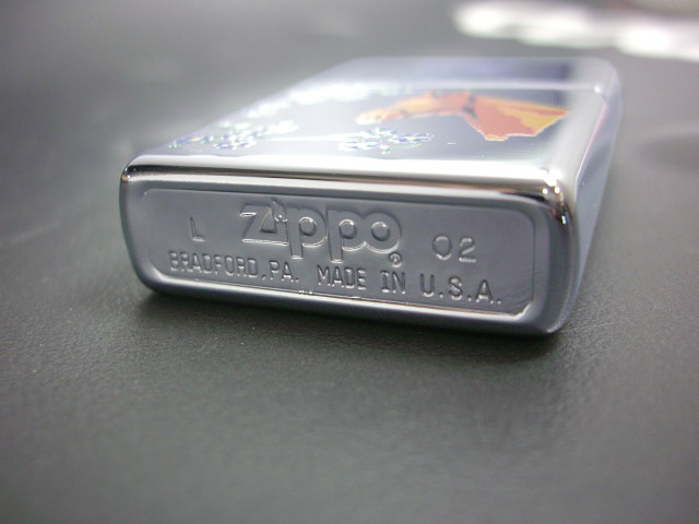 画像: zippo ヴィンテージシリーズ 馬/唐草 2002年製造