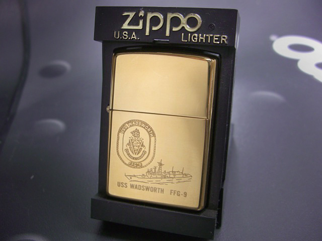 画像: zippo U.S.S. WADSWORTH FFG-9 MINT 2000年製造